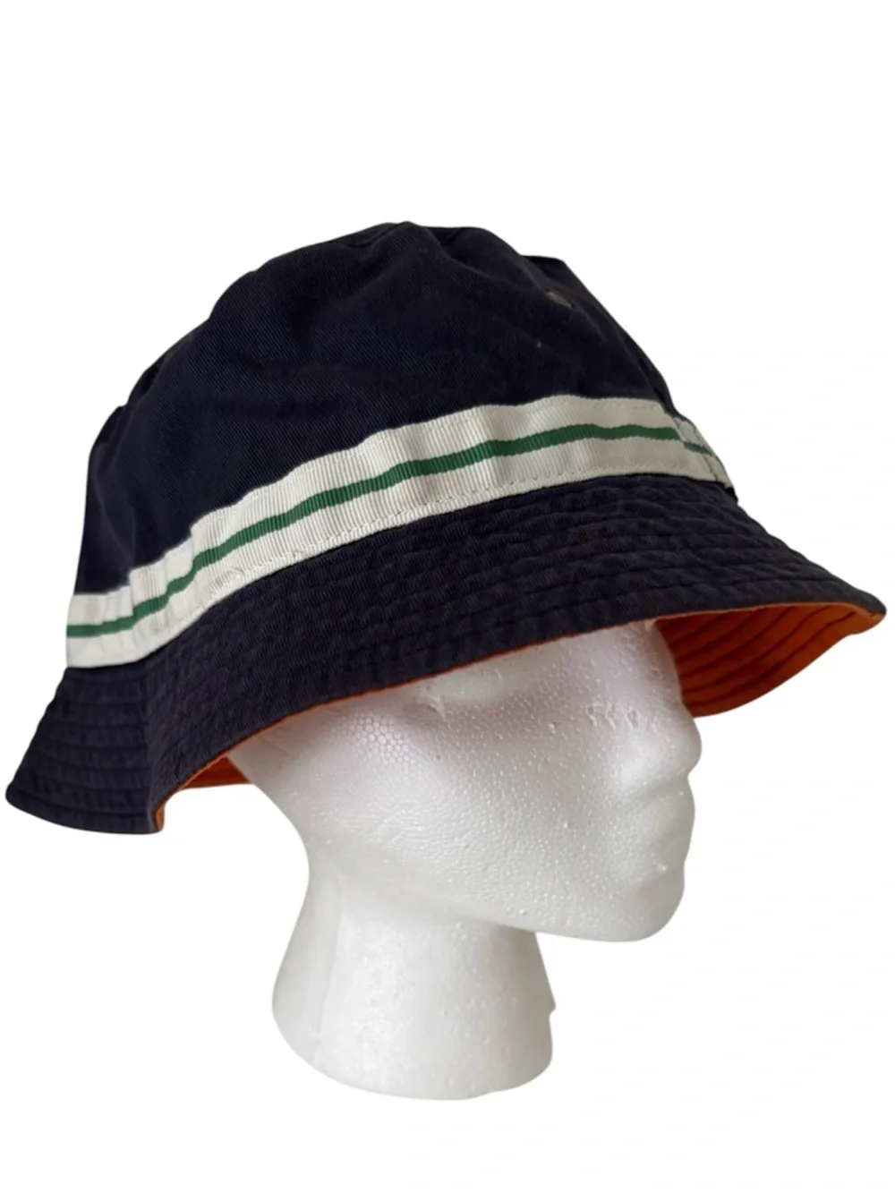 Hanna Reversible Navy / Orange Bucket Hat Kids Sun Protection Outings Beach Pool